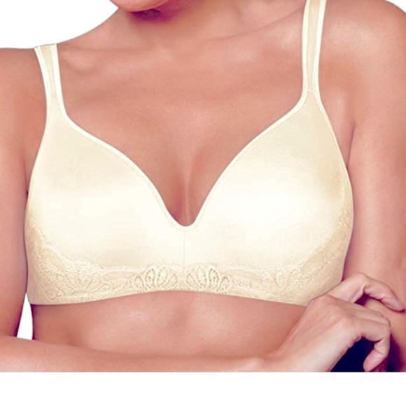 Playtex Bra Love My Curves Side Smoothing Wirefree Tru Support 44DDD Ivory Pearl - Picture 10 of 12